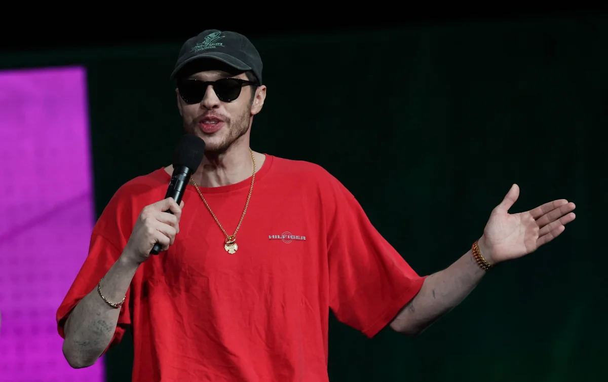 US Comedian actor Pete Davidson promotes the upcoming film 