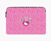 Hello Kitty Wild Pink Leopard Laptop Sleeve