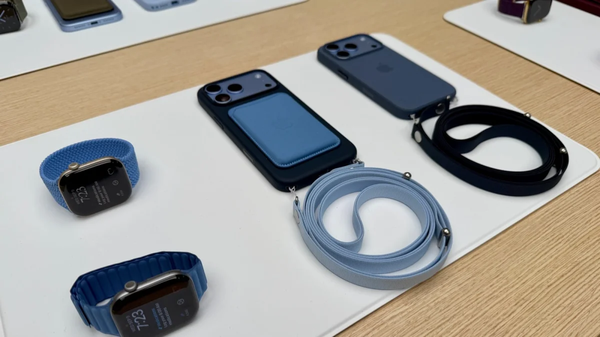 new iphone accessories on display
