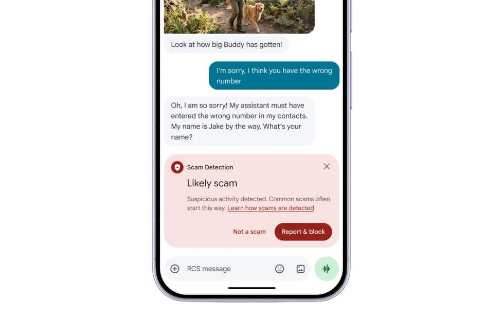 Google Messages Adds Cloud and On-Device AI Scam Checks