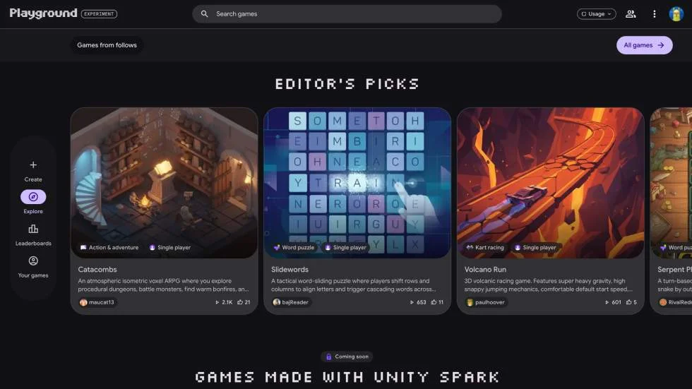 Google Playground Turns Game Ideas Into Editable Prototypes Through Prompts