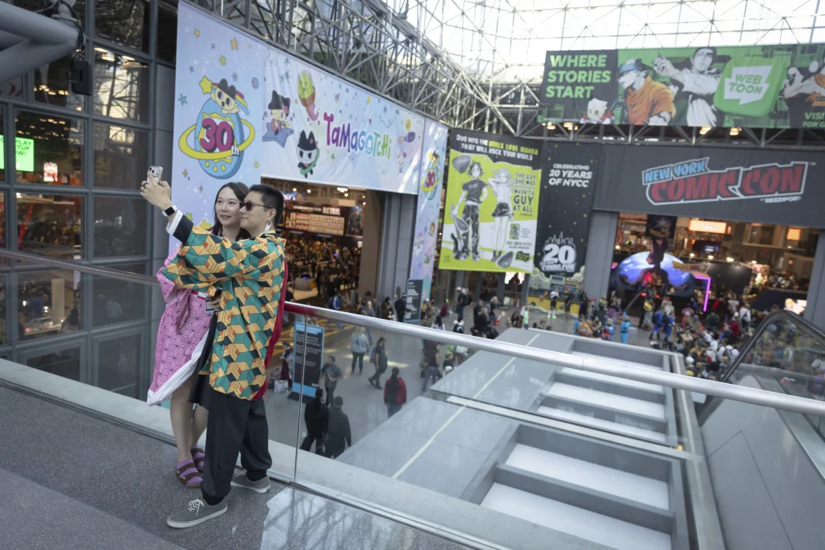 Atmosphere during 2026 New York Comic Con at the Javits Center on October 08, 2026 in New York City.